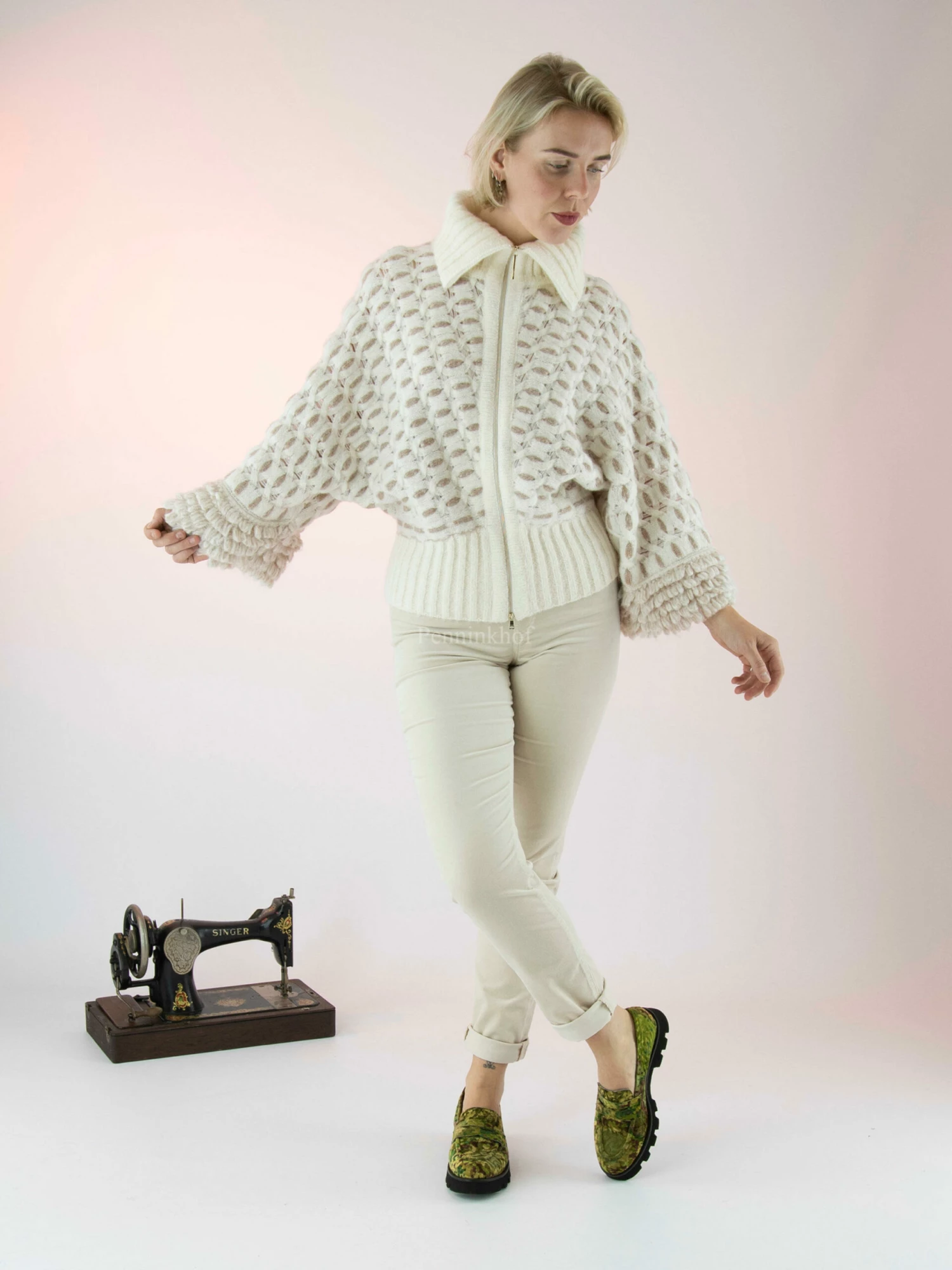 Marc Cain VC 81.15 W48 Pantalons Beige 8 Marc Cain VC 81.15 W48 Pantalons Beige - Afbeelding 6