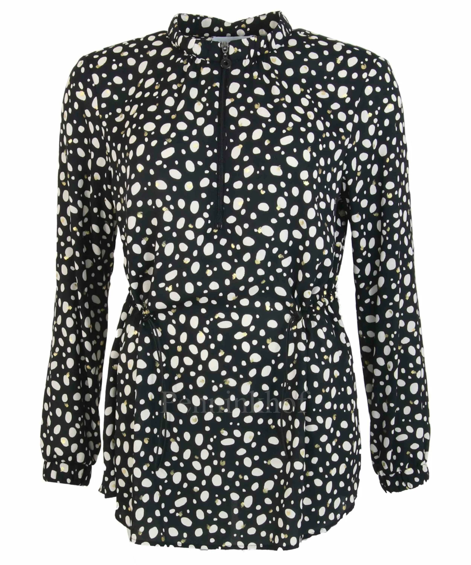 Joseph Ribkoff 211038 Blouse Zwart 3 Joseph Ribkoff 211038 Blouse Zwart