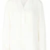 Marc Cain +E51.03 W10 Blouse Roomwit 1 Marc Cain +E51.03 W10 Blouse Roomwit -PENNINKHOF MODE Winkel 110000622 1