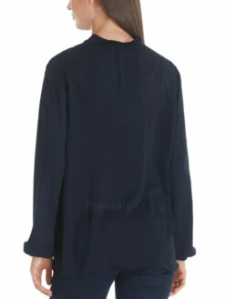 Marc Cain +E 51.03 W10 Blouse Blauw -PENNINKHOF MODE Winkel 110000627 3