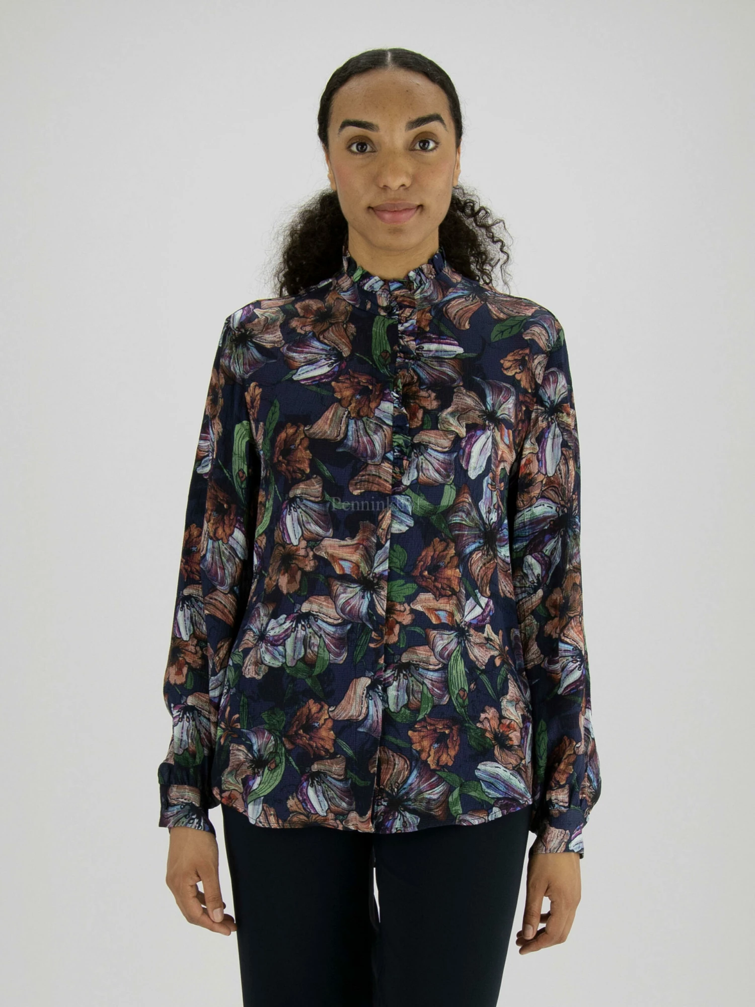 High BECKON 750814 Blouse Blauw 4 High BECKON 750814 Blouse Blauw - Afbeelding 2