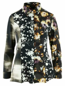 High MENTION S50258 Blouse Multi Color