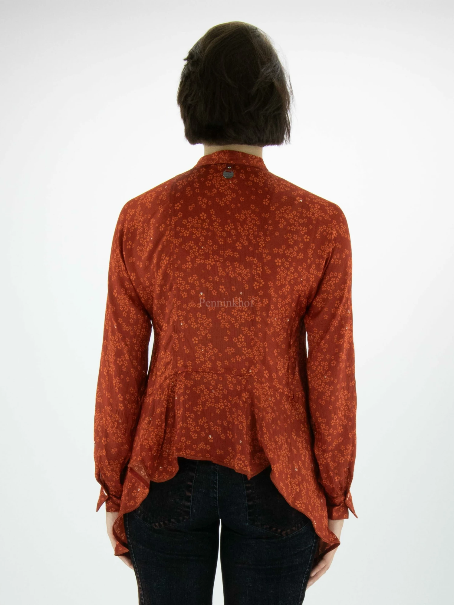 High DEARLY S50251 Blouse Rood 5 High DEARLY S50251 Blouse Rood - Afbeelding 4