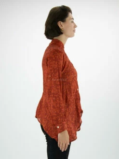 High DEARLY S50251 Blouse Rood 14 High DEARLY S50251 Blouse Rood -PENNINKHOF MODE Winkel 110000724 5