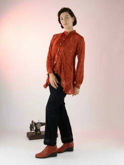 High DEARLY S50251 Blouse Rood 16 High DEARLY S50251 Blouse Rood -PENNINKHOF MODE Winkel 110000724 7