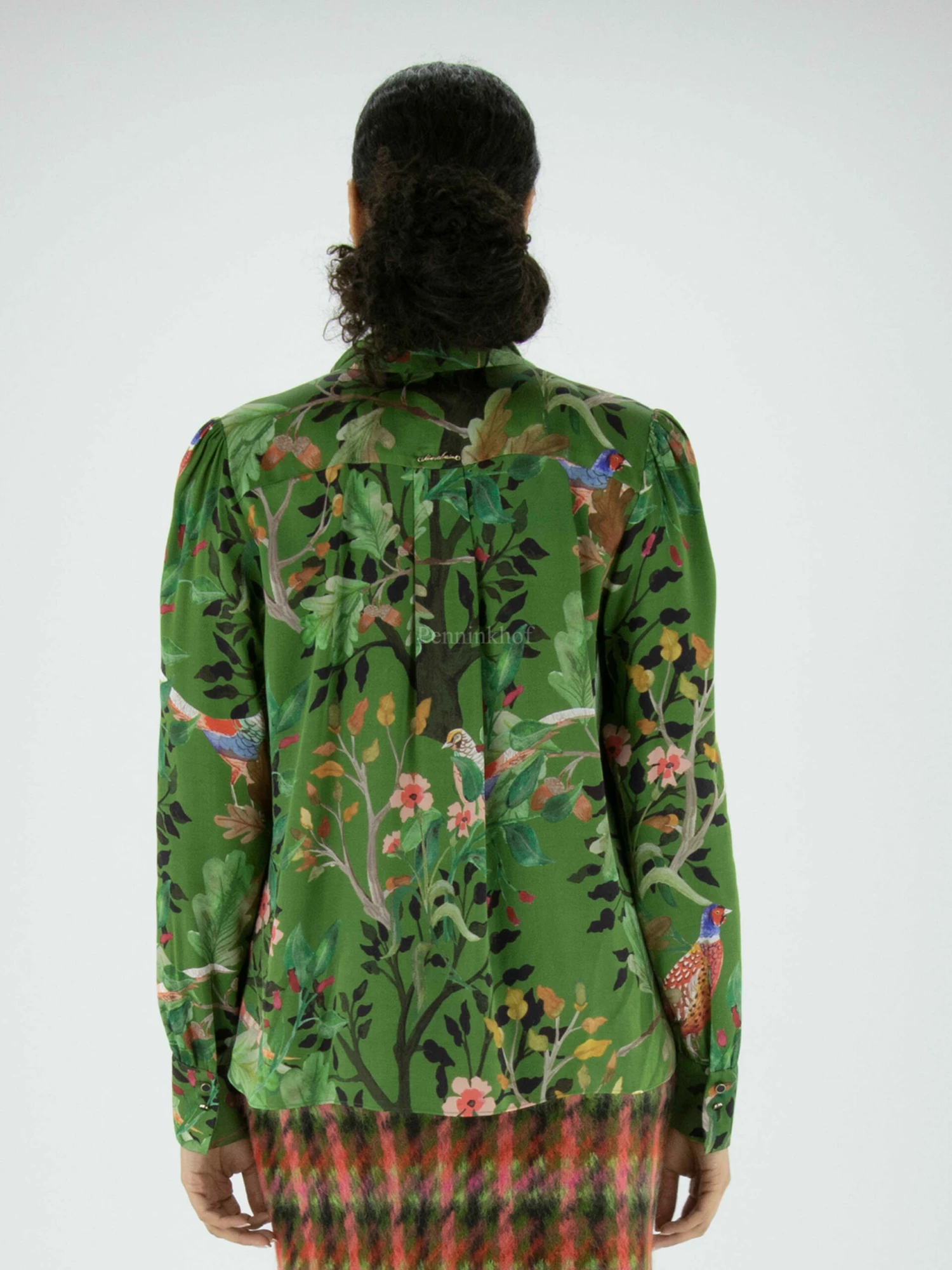 Marc Cain VC 51.37 W64 Blouse Groen 6 Marc Cain VC 51.37 W64 Blouse Groen - Afbeelding 4