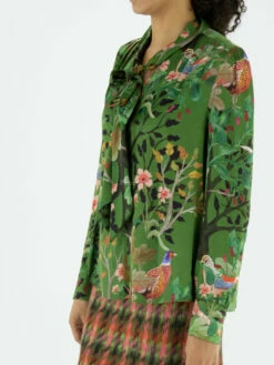 Marc Cain VC 51.37 W64 Blouse Groen 18 Marc Cain VC 51.37 W64 Blouse Groen -PENNINKHOF MODE Winkel 110000725 8