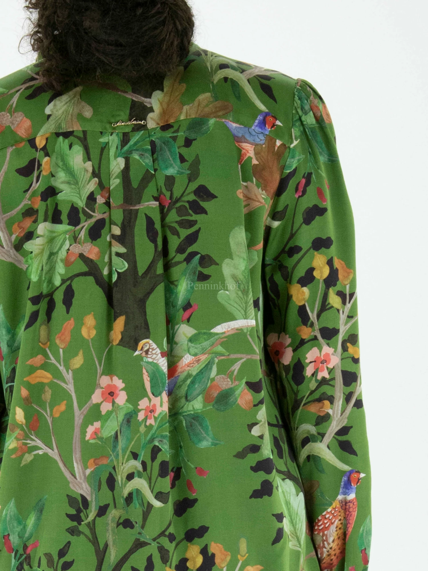 Marc Cain VC 51.37 W64 Blouse Groen 11 Marc Cain VC 51.37 W64 Blouse Groen - Afbeelding 9