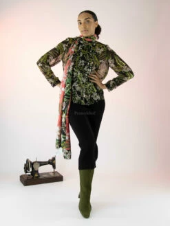 Marc Cain VC 51.52 W87 Blouse Groen 17 Marc Cain VC 51.52 W87 Blouse Groen -PENNINKHOF MODE Winkel 110000728 7