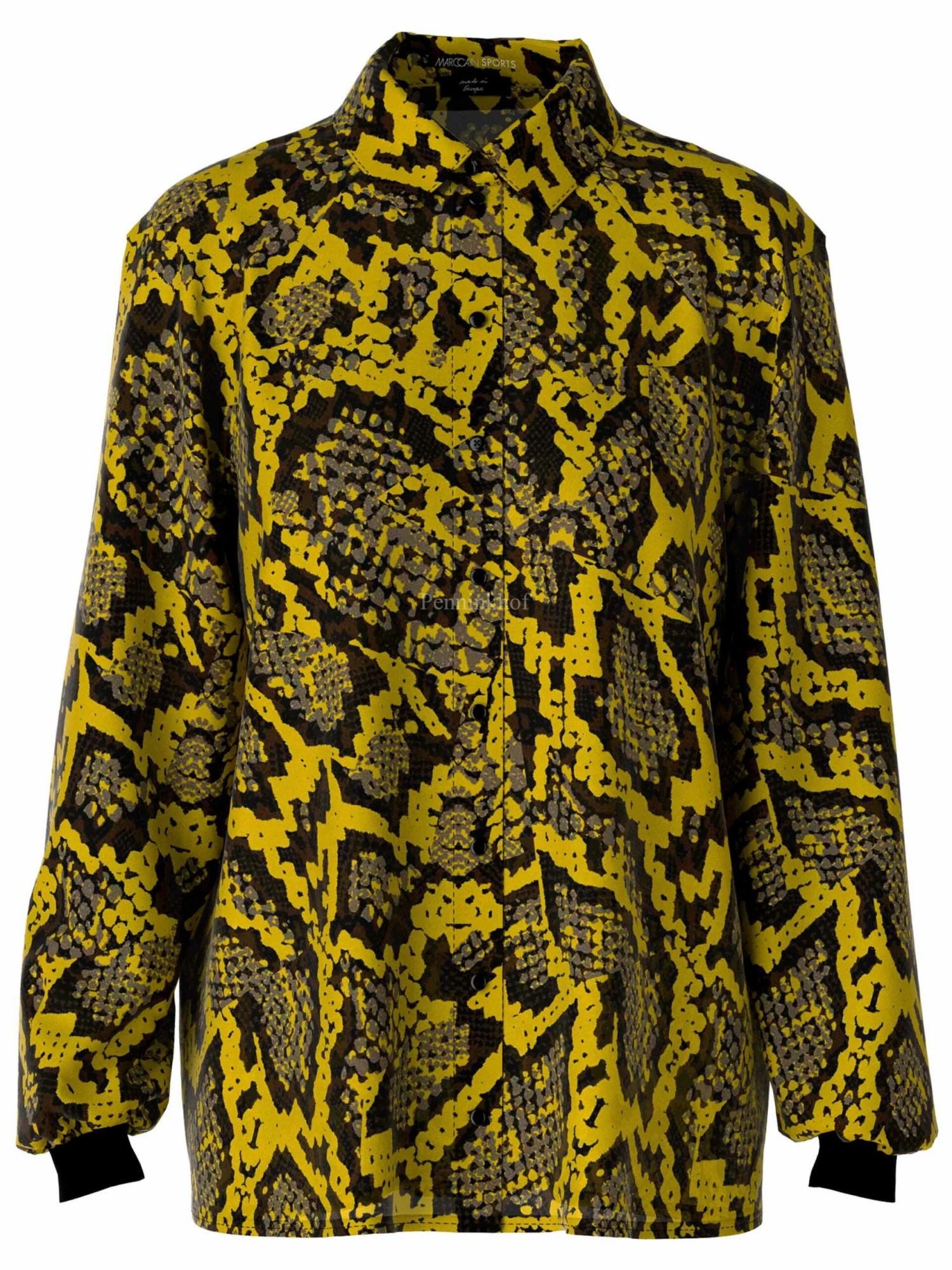 Marc Cain VS 51.21 W25 Blouse Geel 3 Marc Cain VS 51.21 W25 Blouse Geel