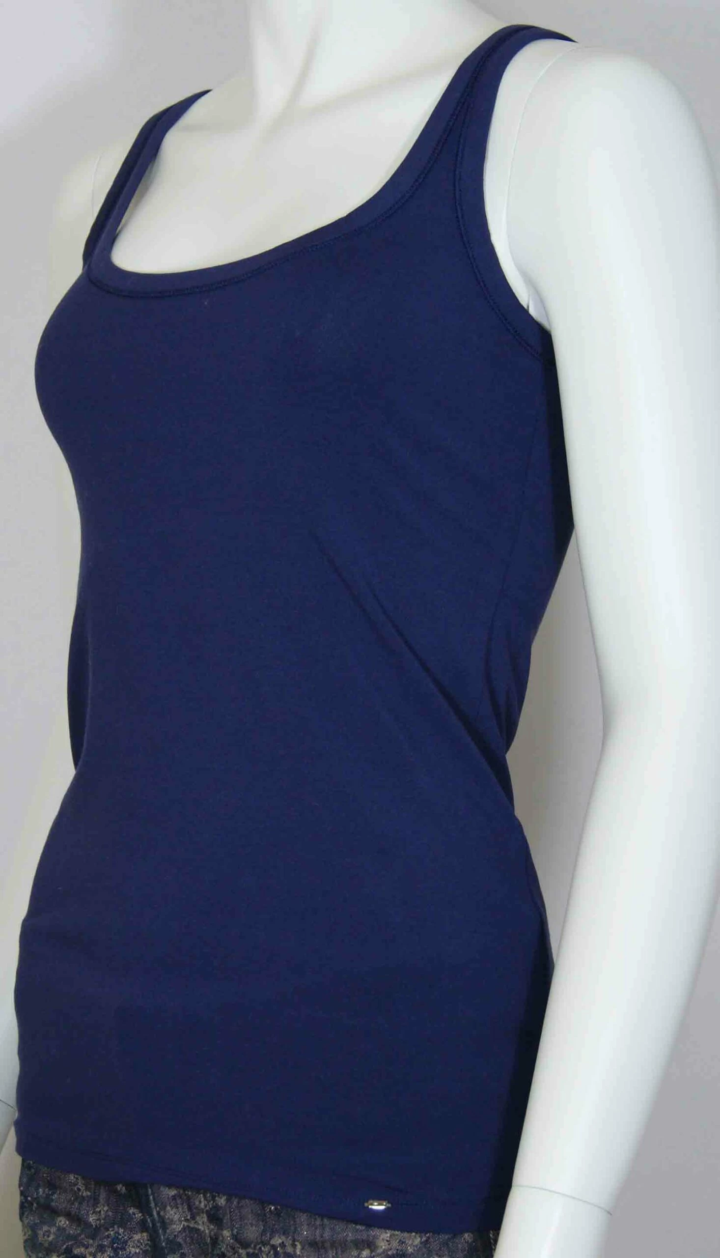 Marc Cain BC6110 J01 Tops Blauw 4 Marc Cain BC6110 J01 Tops Blauw - Afbeelding 2