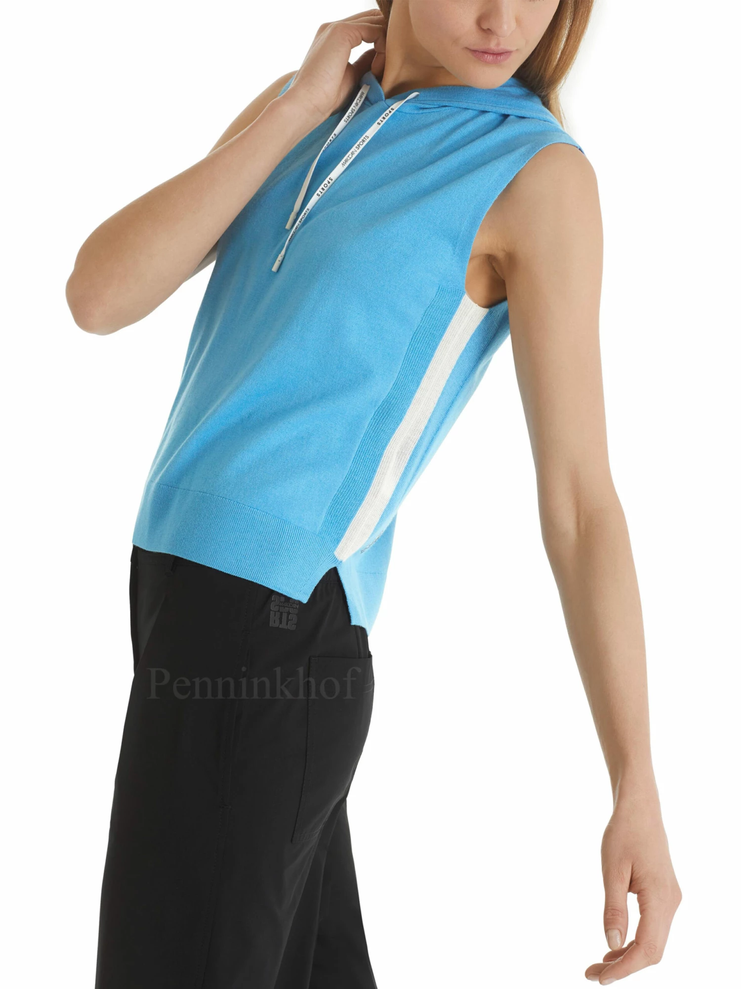 Marc Cain TS 61.01 M80 Tops Blauw 5 Marc Cain TS 61.01 M80 Tops Blauw - Afbeelding 3