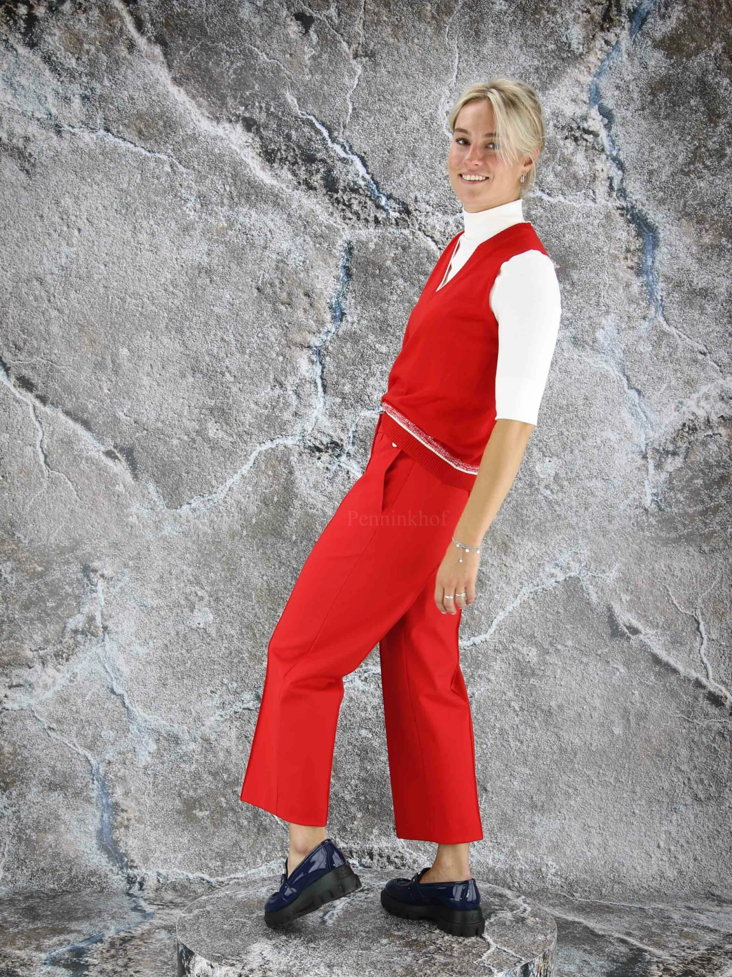 Marc Cain TC 61.02 M70 Tops Rood 9 Marc Cain TC 61.02 M70 Tops Rood - Afbeelding 7