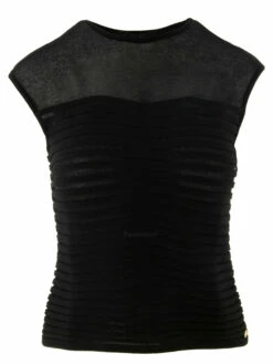 Marc Cain VC 61.02 M19 Tops Zwart