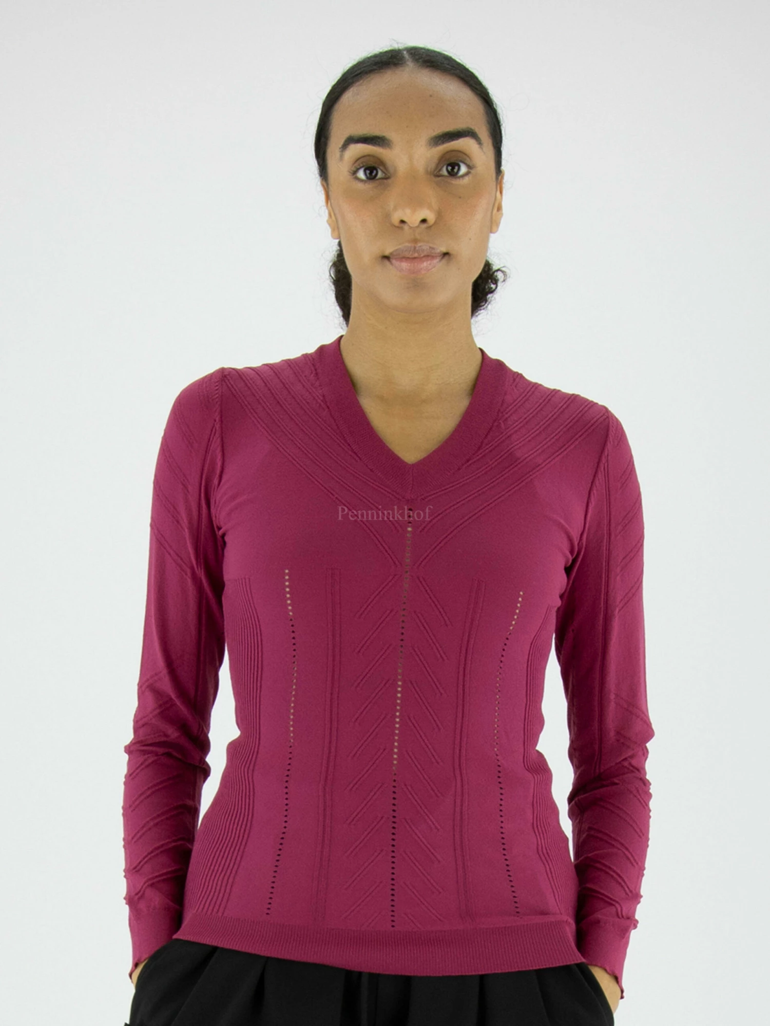High DEFINITELY S51285 Pullovers Paars 4 High DEFINITELY S51285 Pullovers Paars - Afbeelding 2