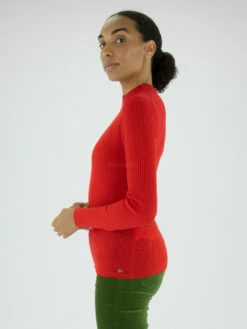 Marc Cain VC 41.49 M54 Pullovers Rood 10 Marc Cain VC 41.49 M54 Pullovers Rood -PENNINKHOF MODE Winkel 133001149 3