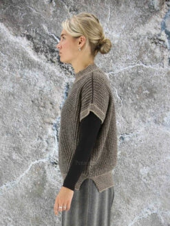 Peserico S99758F05-C9779 Tops Bruin -PENNINKHOF MODE Winkel 134000051 4