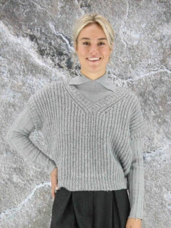 Peserico S99742F03-09153 Tops Grijs 13 Peserico S99742F03-09153 Tops Grijs -PENNINKHOF MODE Winkel 134000053 3