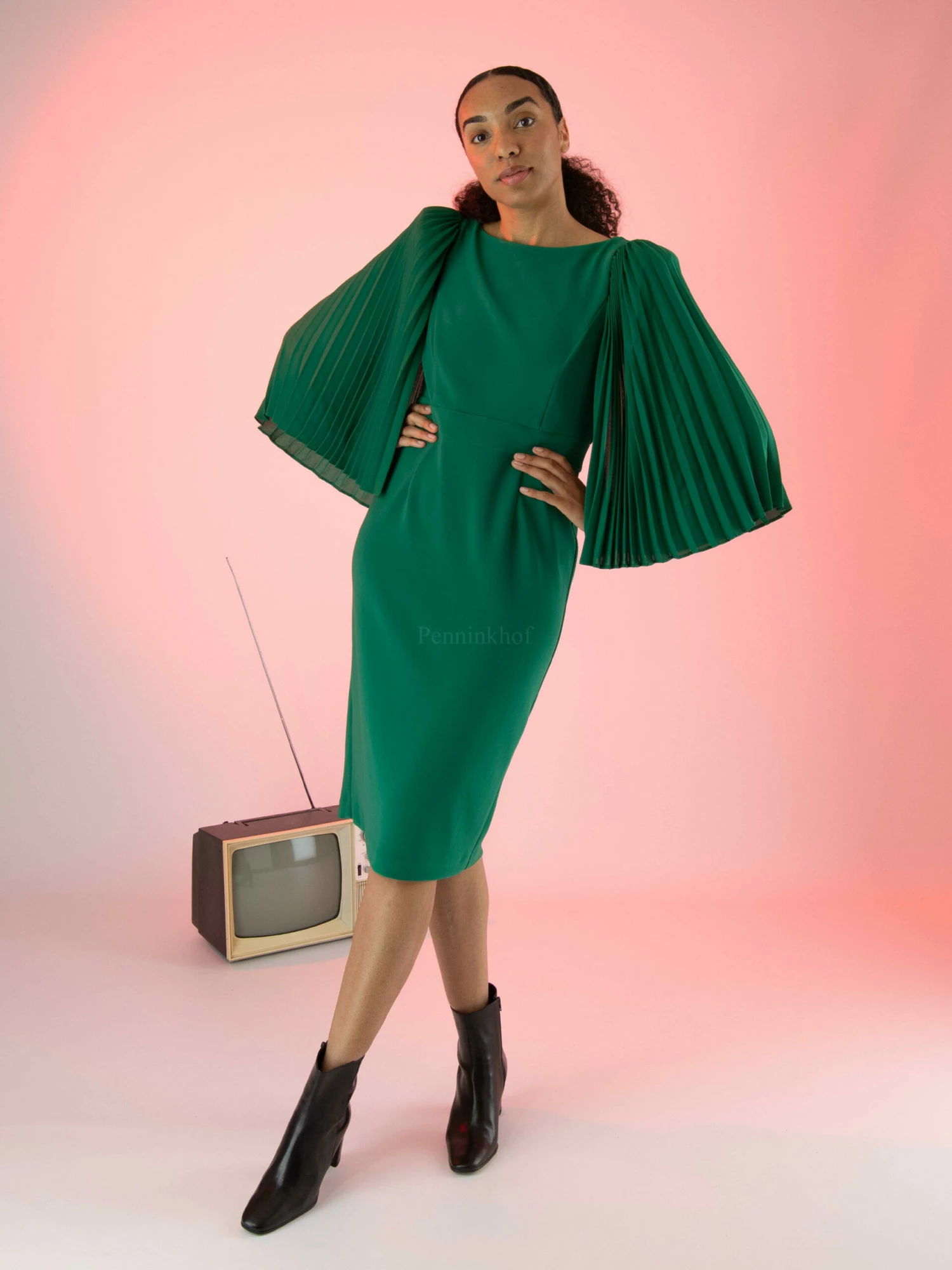 Joseph Ribkoff 223766 Uni Groen 8 Joseph Ribkoff 223766 Uni Groen - Afbeelding 6