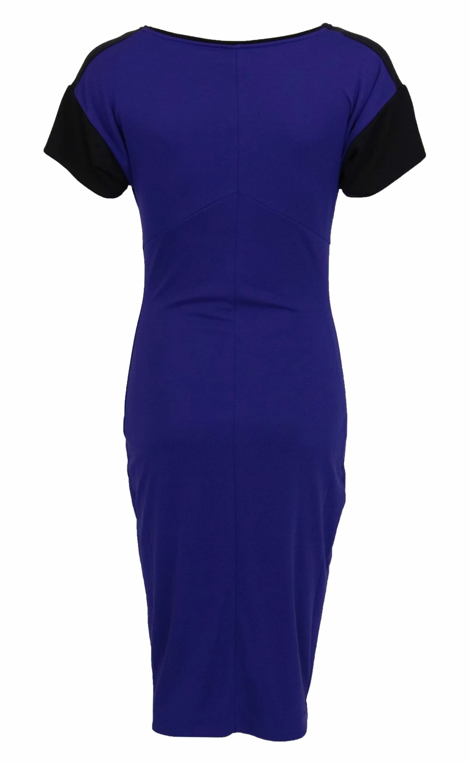 Marc Cain MC2115 J71 Jurken Blauw 4 Marc Cain MC2115 J71 Jurken Blauw - Afbeelding 2