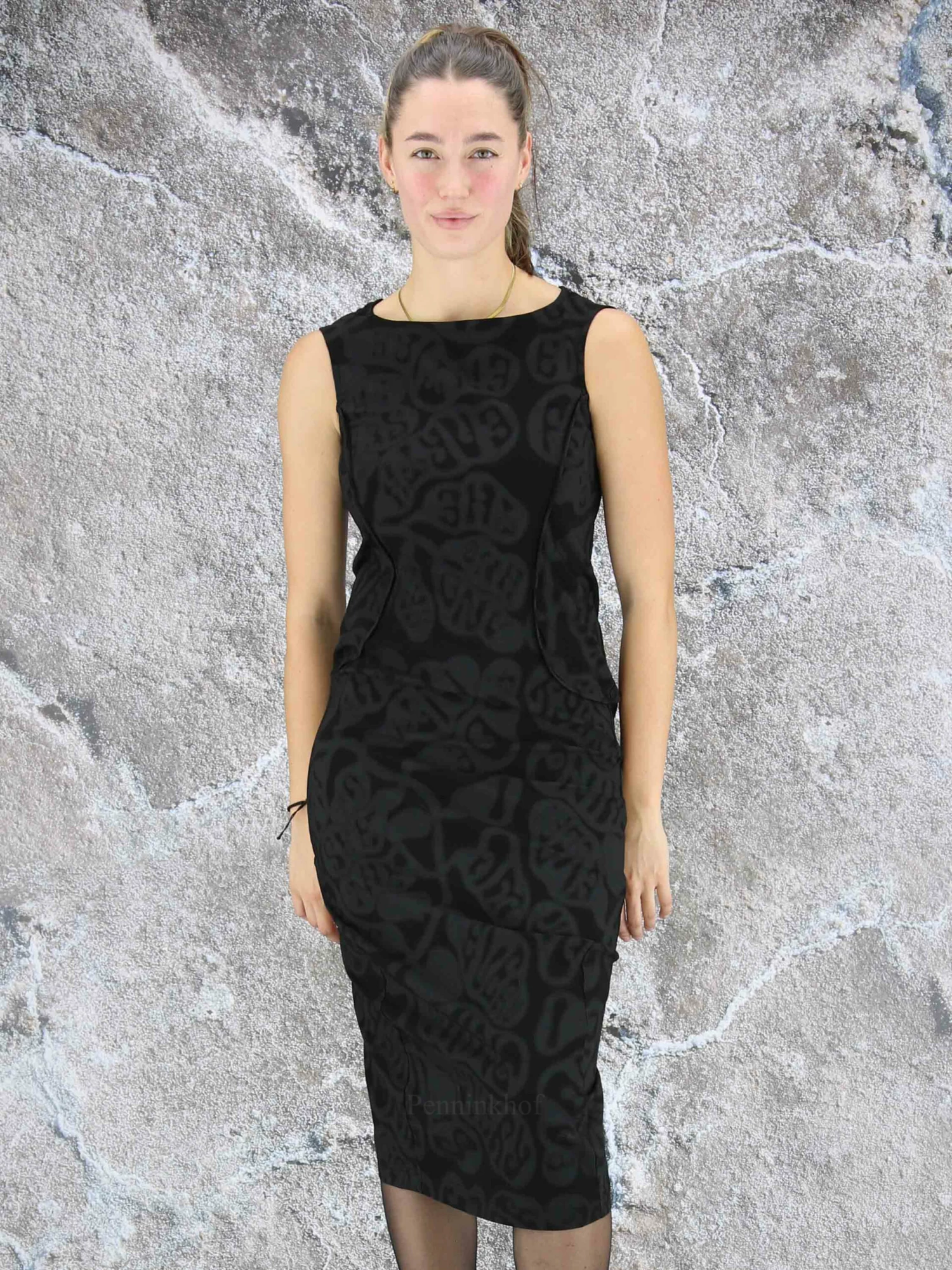 Rundholz 344 0910 Jurken Zwart 4 Rundholz 344 0910 Jurken Zwart - Afbeelding 2