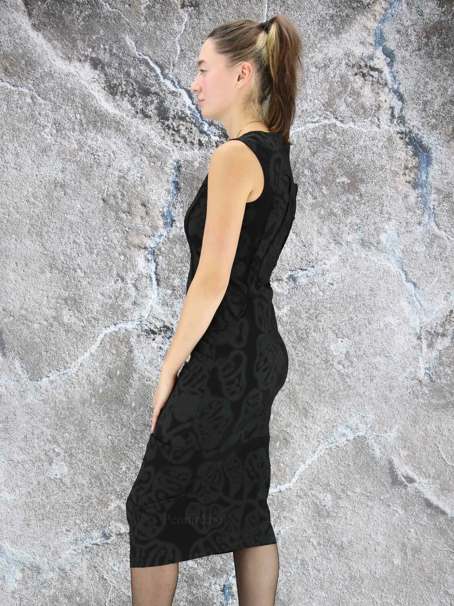 Rundholz 344 0910 Jurken Zwart 5 Rundholz 344 0910 Jurken Zwart - Afbeelding 3