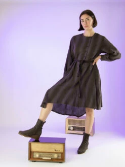 High LIMITLESS 721602 Jurken Paars 16 High LIMITLESS 721602 Jurken Paars -PENNINKHOF MODE Winkel 160100695 6