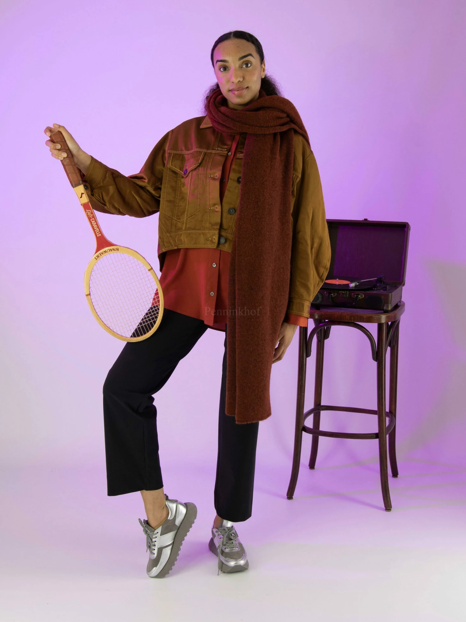 High FROSTY 790906 Shawls Oranje 4 High FROSTY 790906 Shawls Oranje - Afbeelding 2