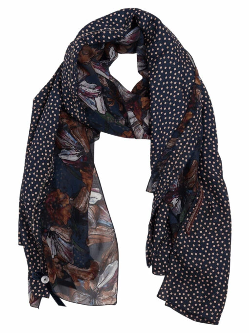 High ORNATE 790921 Shawls Blauw 8 High ORNATE 790921 Shawls Blauw -PENNINKHOF MODE Winkel 301000891 1